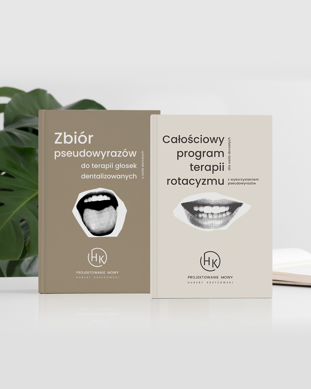 Zestaw książek logopedycznych: pseudowyrazy w terapii dorosłych.